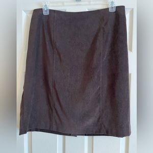 Dress barn brown skirt